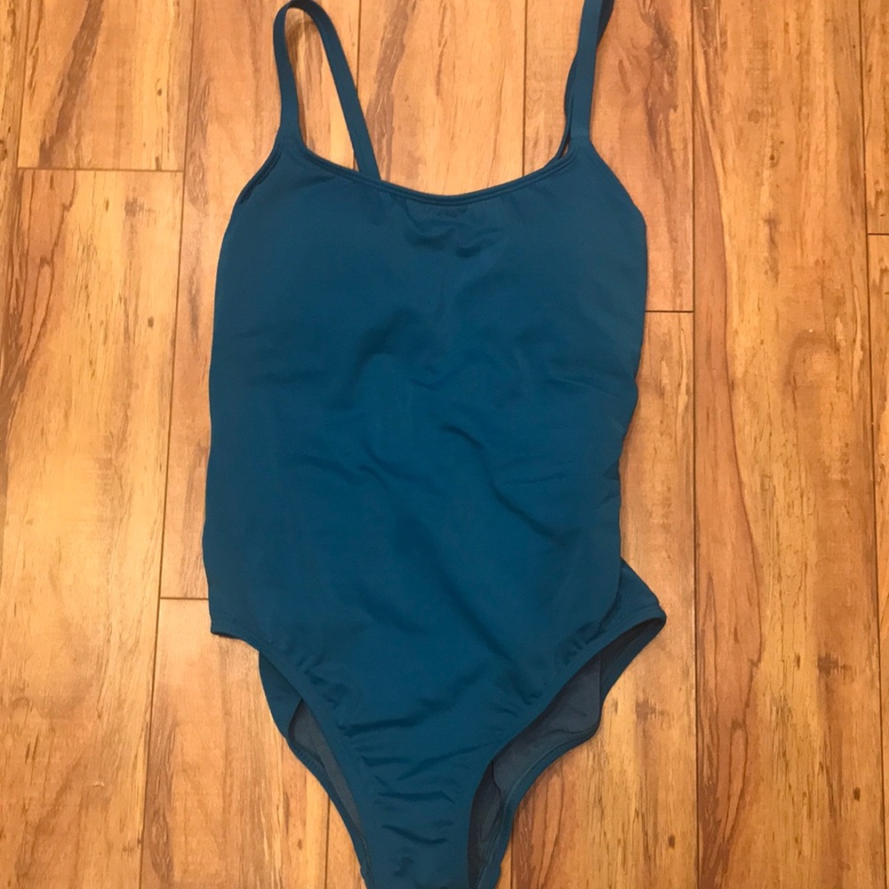 Beautiful turquoise and gold swimsuit